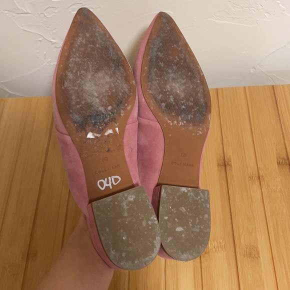 Marlee Suede Point-toe Mules In Rose - Picture 8 of 8